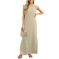 Women Loose Split Wrinkle-Free Long Dress