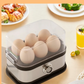 ⏳Time-Limited Special⏰Multifunctional Egg Steamer with Clear Lid – Boil, Poach or Omelet✨
