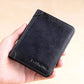⏳Time-Limited Special⏰Minimalist RFID Blocking Leather Wallet for Men – Ultra-Thin, Genuine Top-Layer Cowhide, Short Design for Everyday Carry