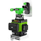 ⏳Time-Limited Special⏰Professional Green Laser Level, 360° Self-Leveling Cross Line Laser Level Tool for Tiling, Construction & Home Renovation