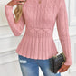 ⏳Time-Limited Special⏰Women's Chunky-Knitted Crew Neck Peplum Sweater