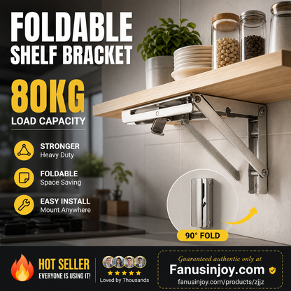 ⏳Time-Limited Special⏰Fold-in-a-Second Multi-Use Bracket – Declutter Your Kitchen or Study in Moments📚