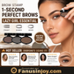 ⏳Time-Limited Special⏰Eyebrow Stamp Powder with Brush – Press & go, perfect brows in seconds. Waterproof, 24h wear, no salon needed. A beauty game‑changer! 💄🌸