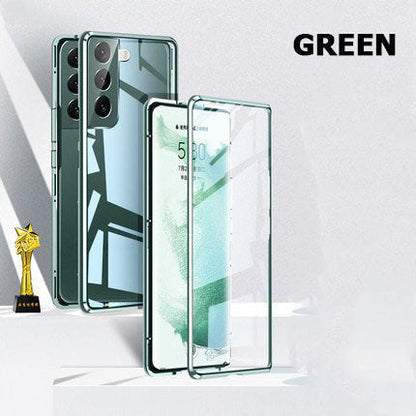 💥Magnetic Tempered Glass Double-sided Phone Case For Samsung