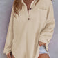 🔥Limited Time 50% OFF🔥Women’s Loose Solid Color Waffle Knit Shirt