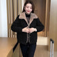 Women’s Versatile Thickened Plush-lined Warm Parka Jacket