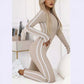 🔥2025 Hot sale🔥🌸Women's Sporty Zip-Up Long-Sleeve Jumpsuit