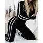 🔥2025 Hot sale🔥🌸Women's Sporty Zip-Up Long-Sleeve Jumpsuit
