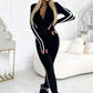🔥2025 Hot sale🔥🌸Women's Sporty Zip-Up Long-Sleeve Jumpsuit