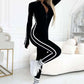 🔥2025 Hot sale🔥🌸Women's Sporty Zip-Up Long-Sleeve Jumpsuit