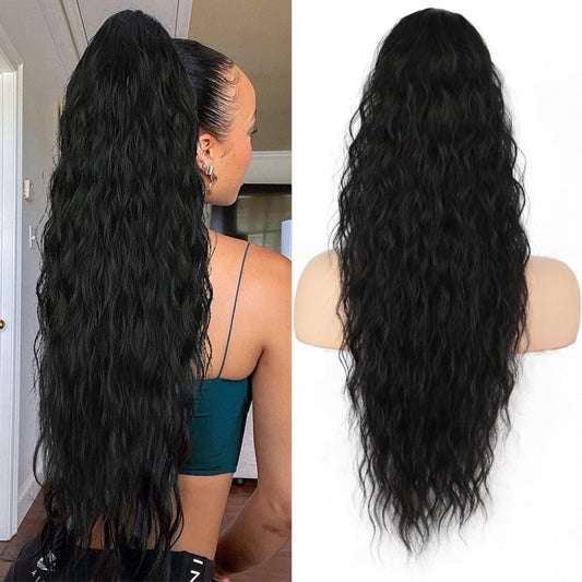 ⏳Time-Limited Special⏰Curly Wavy Frizzy Hair Extension with Ponytail