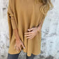 🌈 HOT SALE🌈Women's Long Sleeve Knitted V-Neck Loose Long Top
