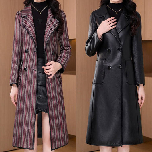 ❄️Winter Specials❄️ Women's Elegant Reversible Double-Sided Coat