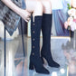❄️Winter Specials❄️ Pointed Toe Chunky Heel Warm Long Boots