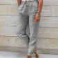 ⏳Time-Limited Special⏰Women's  Elastic Waist Cotton Linen Wide Leg Pants