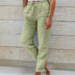 ⏳Time-Limited Special⏰Women's  Elastic Waist Cotton Linen Wide Leg Pants