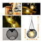 Vintage Metal Solar Lanterns 2PCS Upgraded Hanging Solar Lights Waterproof Outdoor Decorative Lights for Garden Yard Patio Pathway Solar Security Lights