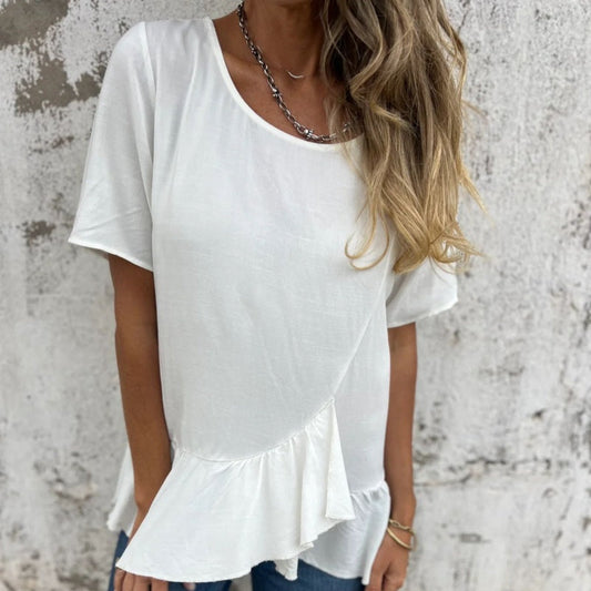 Women's Loose Round Neck Casual T-Shirt