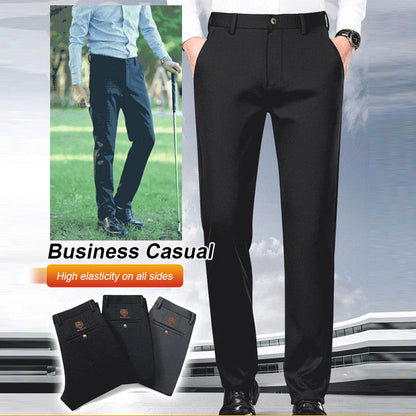 Men's High-Waisted Stretch Wrinkle-Resistant Pants