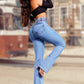 💖Limited Sale 50% OFF💖Stretch flare jeans with a high waist