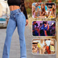 💖Limited Sale 50% OFF💖Stretch flare jeans with a high waist
