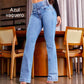 ⏳Time-Limited Special⏰Women‘s Stretch Flare Jeans – High Waist, Body-Hugging Fit & Retro Style ✨