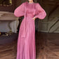 🌸Spring Specials💐 Women's Elegant Lantern Long-Sleeve Maxi Dress