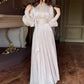 🌸Spring Specials💐 Women's Elegant Lantern Long-Sleeve Maxi Dress