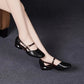 👡🎊Women's Closed-Toe Low Heel Sandals with Soft Sole🎊