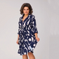 Elegant Versatile Glamorous Lapel Print Dress