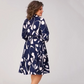 Elegant Versatile Glamorous Lapel Print Dress