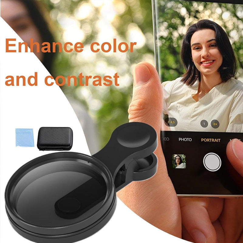 Reflection Lens Filter Ultra-thin Lens to Eliminate Reflections HD Filter for Mobile Photogra ...