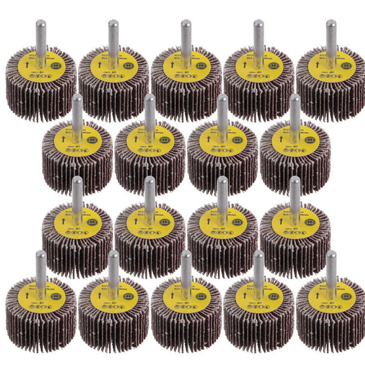 🔥🔥8PCS Flap Wheel Set with 1/4" Shank - 80/120/320 Grit