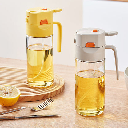 🔥🔥Hot sale 50%off Practical 2 in 1 Glass Oil Sprayer & Dispenser