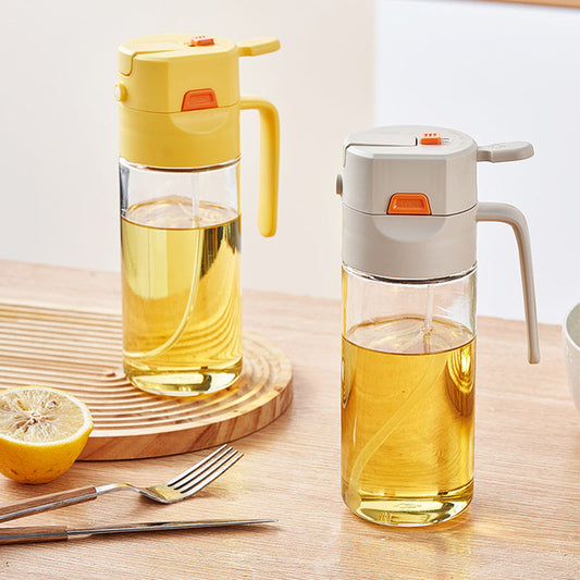 🔥🔥Hot sale 50%off Practical 2 in 1 Glass Oil Sprayer & Dispenser