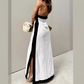Women's Backless Halter Neck Split Maxi Dress