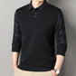 Men's Layered Style Long Sleeve Top
