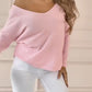 🌸Spring Specials🌸Women's Loose Off Shoulder Long Sleeve Top