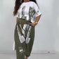 🌸🌸🌸Women's Two-Piece Casual Letter Print Outfit