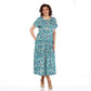 🎉Summer Patterned Chiffon Dress