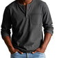 🔥Fliwos Men's Fashion Vintage Distressed Pocket Long-Sleeve Shirt