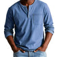 🔥Fliwos Men's Fashion Vintage Distressed Pocket Long-Sleeve Shirt