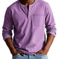 🔥Fliwos Men's Fashion Vintage Distressed Pocket Long-Sleeve Shirt
