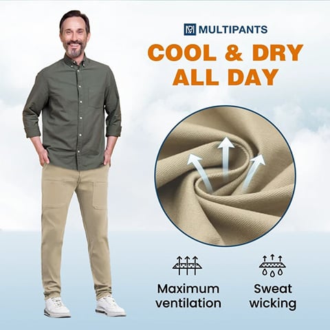 🔥HOT SALE 51% OFF🥰 MultiPants – High Stretch Multi-pocket Durable Cargo Pants