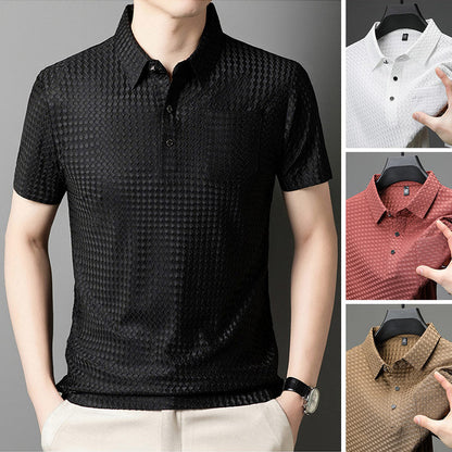 ⏳Time-Limited Special⏰Men’s Textured Short-Sleeve Shirt – Breathable, Lightweight & Easy to Style