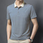 👕Men's Business Casual Striped Breathable Lapel T-Shirt