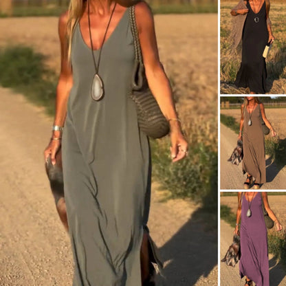 ✨Early Summer New✨Women's V-Neck Maxi Cami Dress