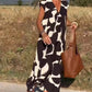 🎁Mother's Day Hot Sale 63%🔥V-Neck Print Dress