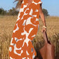 🎁Mother's Day Hot Sale 63%🔥V-Neck Print Dress