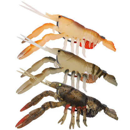 🔥🔥🔥Soft Shrimp Swimbait Pre-rigged Fishing Jig Lures